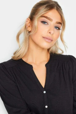 M&Co Black Button Through Cotton Shirt -M&Co Sales Store ad151392 6a83 4f 500291 D scaled