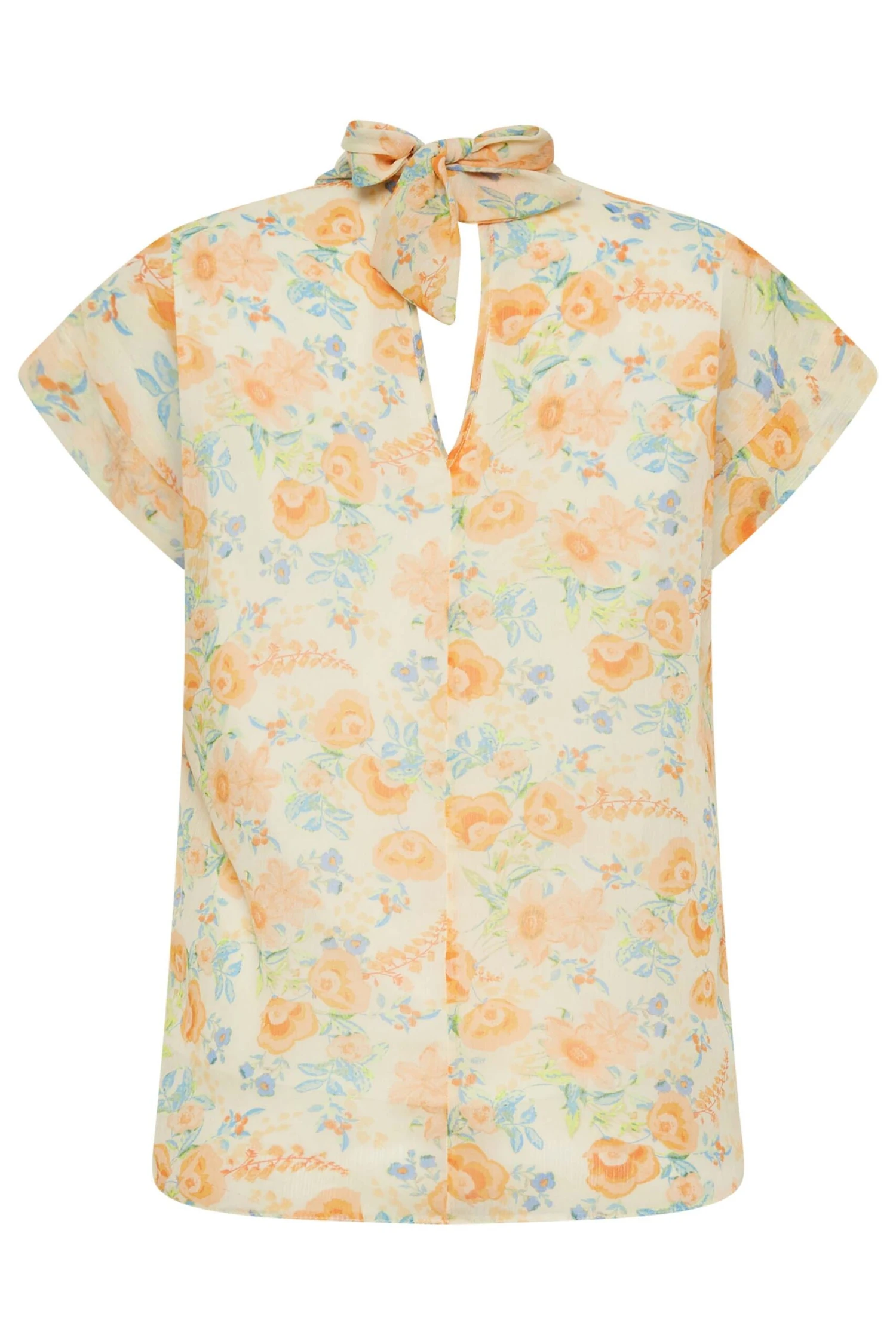 M&Co Yellow Floral Print Blouse 8 M&Co Yellow Floral Print Blouse - Image 8