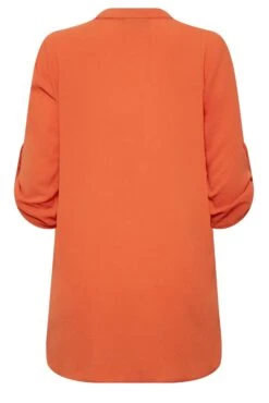 M&Co Orange Long Sleeve Button Blouse 13 M&Co Orange Long Sleeve Button Blouse -M&Co Sales Store ae401a94 d19e 47 550291 Y scaled
