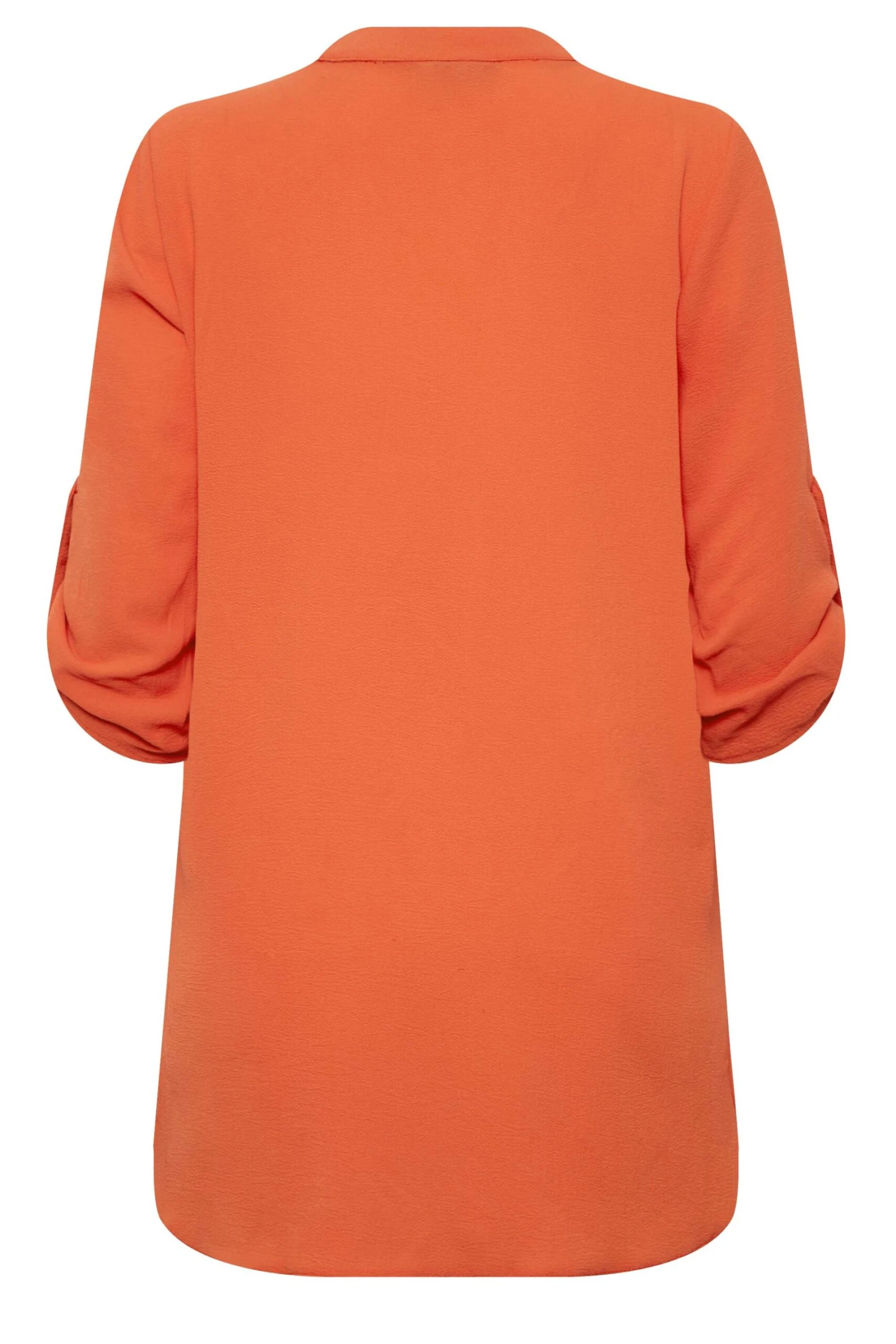 M&Co Orange Long Sleeve Button Blouse 7 M&Co Orange Long Sleeve Button Blouse - Image 7