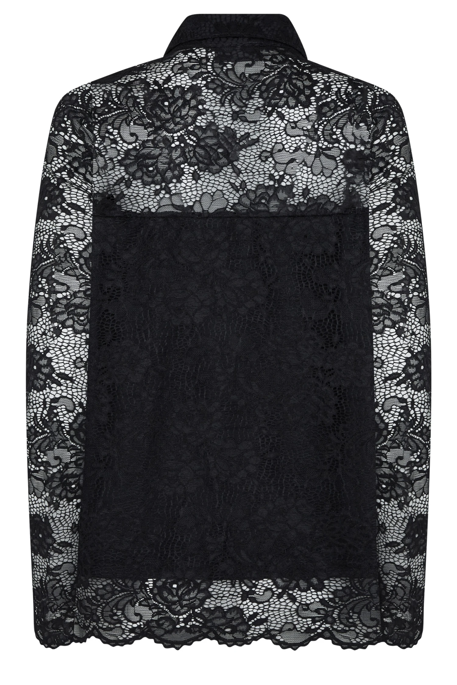 M&Co Black Lace Shirt 7 M&Co Black Lace Shirt - Image 7