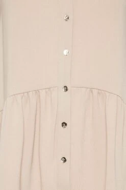 M&Co Beige Brown Frill Hem Shirt -M&Co Sales Store af5d2a58 7a31 41 550042 Z scaled