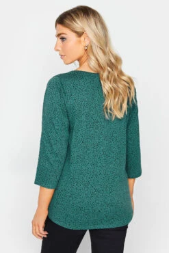 M&Co Green Spot Print Cotton Henley Top 9 M&Co Green Spot Print Cotton Henley Top -M&Co Sales Store af9fbc9e 8d75 45 500219 C scaled