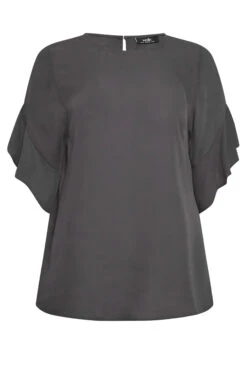 M&Co Slate Grey Frill Sleeve Blouse 12 M&Co Slate Grey Frill Sleeve Blouse -M&Co Sales Store b0df0ea5 60e7 4b 550163 X scaled