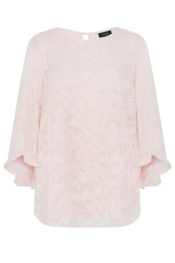 M&Co Pink Burnout Frill Sleeve Top 12 M&Co Pink Burnout Frill Sleeve Top -M&Co Sales Store b1cfb1cd 7147 46 550087 X scaled