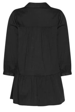 M&Co Black Frill Hem Button Through Shirt -M&Co Sales Store b1eef4f8 85c9 42 550199 Y scaled