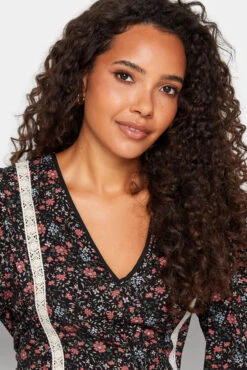 M&Co Black Floral Print Crochet Trim Maxi Dress 12 M&Co Black Floral Print Crochet Trim Maxi Dress -M&Co Sales Store b499bf9c 2380 47 550380 E scaled