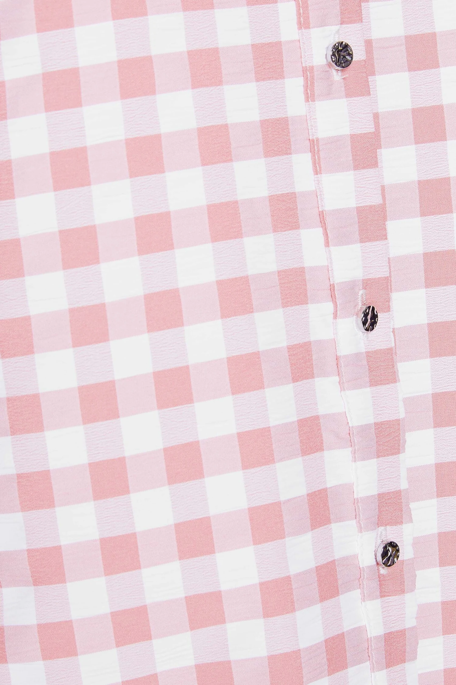 M&Co Pink Gingham Short Sleeve Shirt 5 M&Co Pink Gingham Short Sleeve Shirt - Image 5