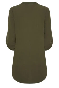 M&Co Dark Green Statement Button Tab Sleeve Shirt 12 M&Co Dark Green Statement Button Tab Sleeve Shirt -M&Co Sales Store b62389b1 4580 4b 550633 Y scaled