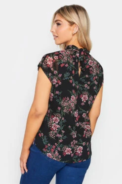 M&Co Black Floral Print Blouse -M&Co Sales Store b69464be ec39 48 550125 C scaled
