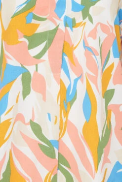 M&Co Yellow Leaf Print Half Placket Shirt -M&Co Sales Store b732e698 6f95 49 550668 Z scaled