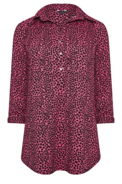 M&Co Pink Spot Print Half Placket Jersey Shirt 12 M&Co Pink Spot Print Half Placket Jersey Shirt -M&Co Sales Store b7e7f3db 43ac 49 550521 X scaled