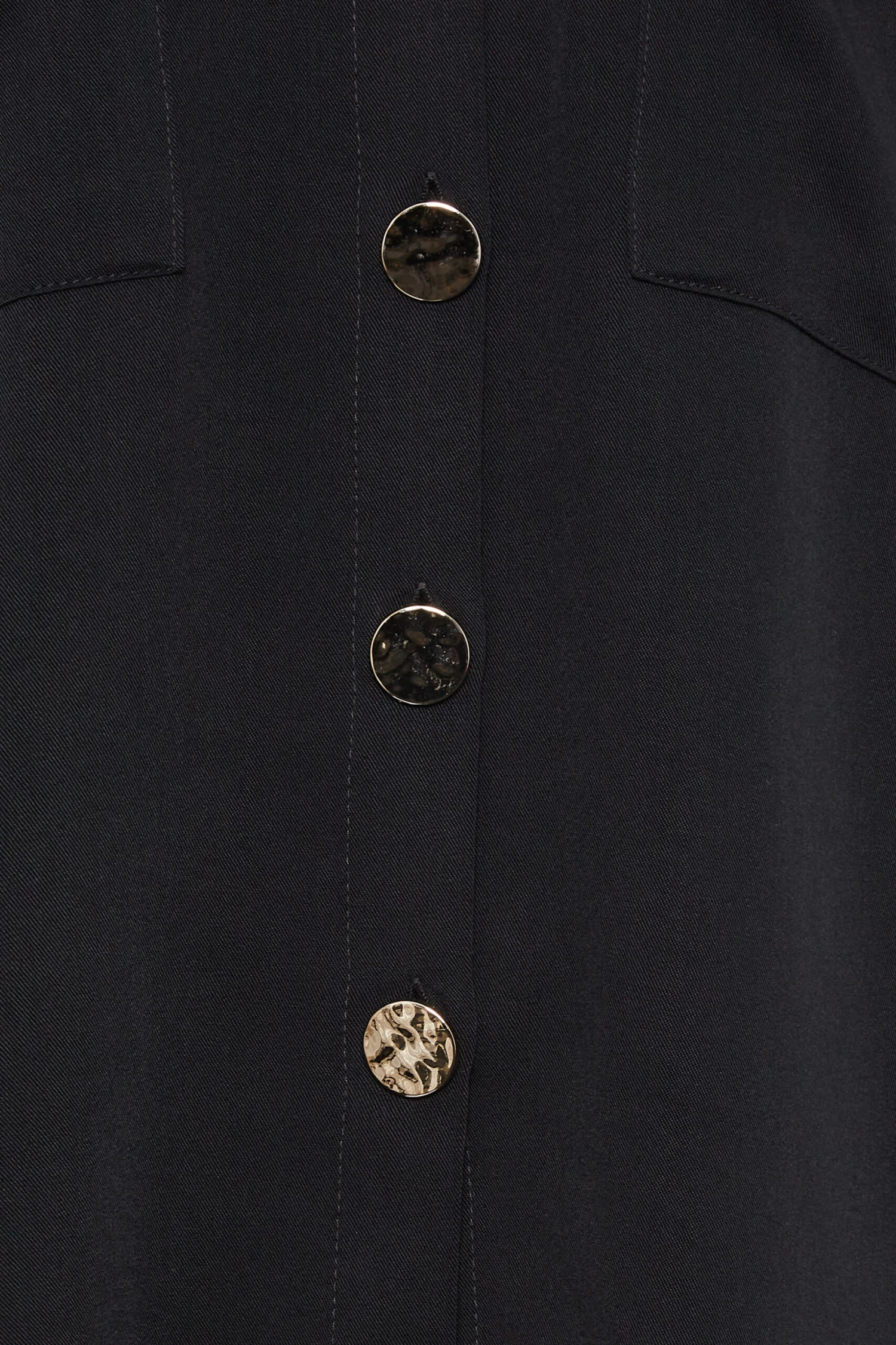 M&Co Black Statement Button Shirt 5 M&Co Black Statement Button Shirt - Image 5