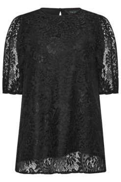 M&Co Black Lace Puff Sleeve Blouse -M&Co Sales Store bb9cb7a5 184f 42 550645 X scaled