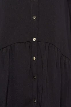 M&Co Black Frill Hem Tab Sleeve Shirt 11 M&Co Black Frill Hem Tab Sleeve Shirt -M&Co Sales Store bcd490f1 4728 47 550444 Z scaled