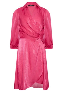 M&Co Pink Satin Wrap Dress 14 M&Co Pink Satin Wrap Dress -M&Co Sales Store bcfbdd58 5938 4a 550001 X scaled