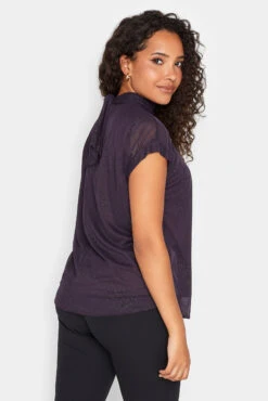 M&Co Dark Purple Tie Neck Blouse 9 M&Co Dark Purple Tie Neck Blouse -M&Co Sales Store bd9ce0e6 6fdb 49 550122 C scaled