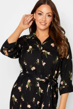 M&Co Black Floral Tie Tunic Shirt 10 M&Co Black Floral Tie Tunic Shirt -M&Co Sales Store bdfc089c f395 4e 550048 D scaled