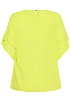 M&Co Yellow Frill Sleeve Blouse 13 M&Co Yellow Frill Sleeve Blouse -M&Co Sales Store bf12f193 db25 44 550162 Y scaled