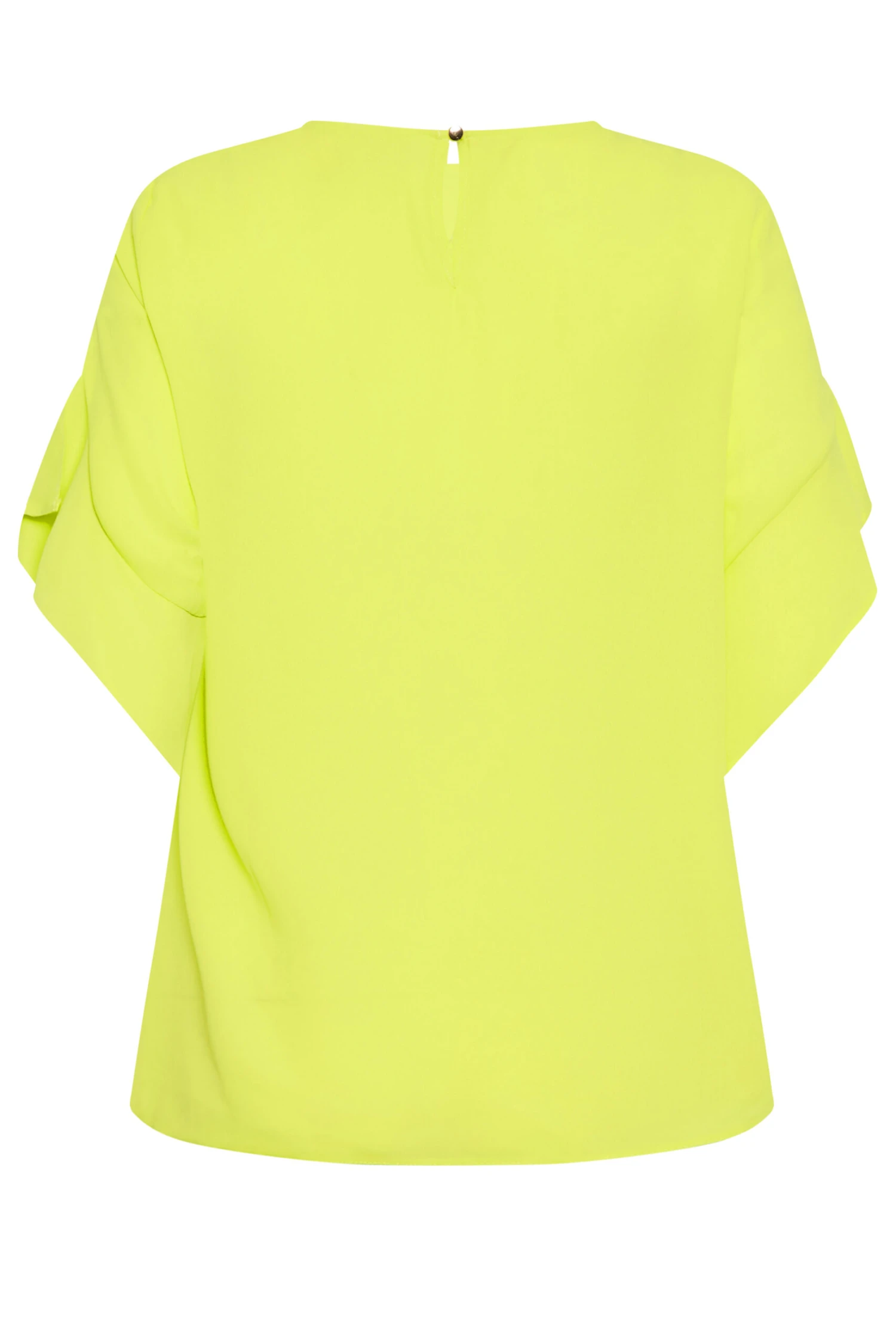 M&Co Yellow Frill Sleeve Blouse 7 M&Co Yellow Frill Sleeve Blouse - Image 7