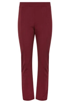 M&Co Burgundy Red Stretch Tapered Trousers -M&Co Sales Store bfab427f 1d4e 4d 500542 X scaled
