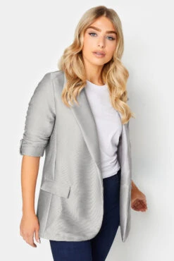 M&Co Grey Textured Blazer