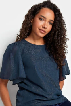 M&Co Navy Blue Glitter Blouse 10 M&Co Navy Blue Glitter Blouse -M&Co Sales Store c000fa6a a18d 4a 550167 D scaled