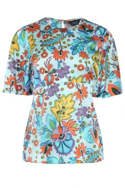 M&Co Light Blue Floral Tie Back Blouse -M&Co Sales Store c04d6c71 937b 49 550277 X scaled