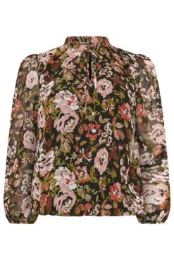 M&Co Black Floral Print High Neck Blouse 12 M&Co Black Floral Print High Neck Blouse -M&Co Sales Store c2594540 ab6c 4d 550672 X scaled