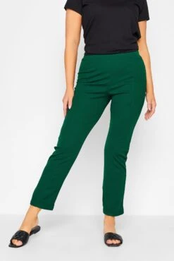 M&Co Green Stretch Tapered Trousers