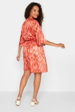 M&Co Orange Zig Zag Print Tie Front Midi Dress 9 M&Co Orange Zig Zag Print Tie Front Midi Dress -M&Co Sales Store c36a117d 53bb 47 550034 C scaled