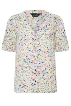 M&Co Blue Floral Print Frill Sleeve Blouse 12 M&Co Blue Floral Print Frill Sleeve Blouse -M&Co Sales Store c42ac1f2 60e9 40 550229 X scaled