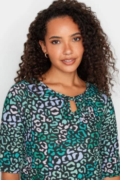 M&Co Blue Leopard Print Tie Front Top 10 M&Co Blue Leopard Print Tie Front Top -M&Co Sales Store c45e0e08 33b5 47 500580 D scaled