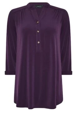 M&Co Purple Half Placket Shirt 12 M&Co Purple Half Placket Shirt -M&Co Sales Store c4b95810 ffde 4d 550347 X scaled