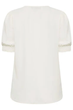 M&Co Ivory White Frill Front Blouse -M&Co Sales Store c4cf88c8 ca6a 48 550533 Y scaled
