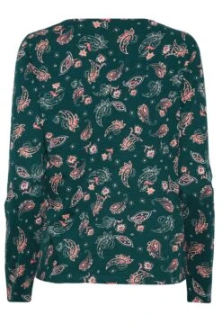 M&Co Teal Green Paisley Print Notch Neck Cotton T-Shirt 13 M&Co Teal Green Paisley Print Notch Neck Cotton T-Shirt -M&Co Sales Store c61a07f4 2b03 49 500211 Y scaled