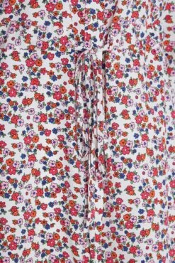 M&Co White Floral Print Tie Waist Tunic Shirt -M&Co Sales Store c645f9dd 60f3 41 550028 Z scaled