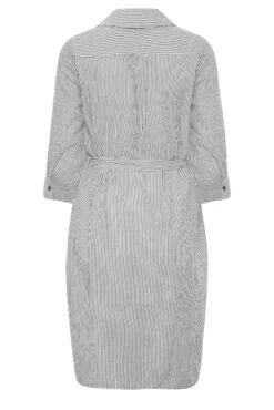 M&Co White & Black Stripe Print Tie Waist Tunic Shirt Dress 13 M&Co White & Black Stripe Print Tie Waist Tunic Shirt Dress -M&Co Sales Store c6f3974a 86cd 4a 550045 Y scaled