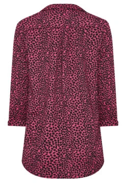 M&Co Pink Spot Print Half Placket Jersey Shirt 13 M&Co Pink Spot Print Half Placket Jersey Shirt -M&Co Sales Store c7207b58 89d4 4b 550521 Y scaled