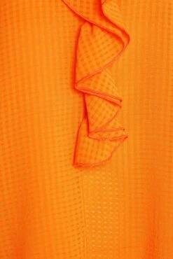 M&Co Orange Gingham Frill Front Blouse 11 M&Co Orange Gingham Frill Front Blouse -M&Co Sales Store c7dcc0d1 4725 4a 550183 Z scaled