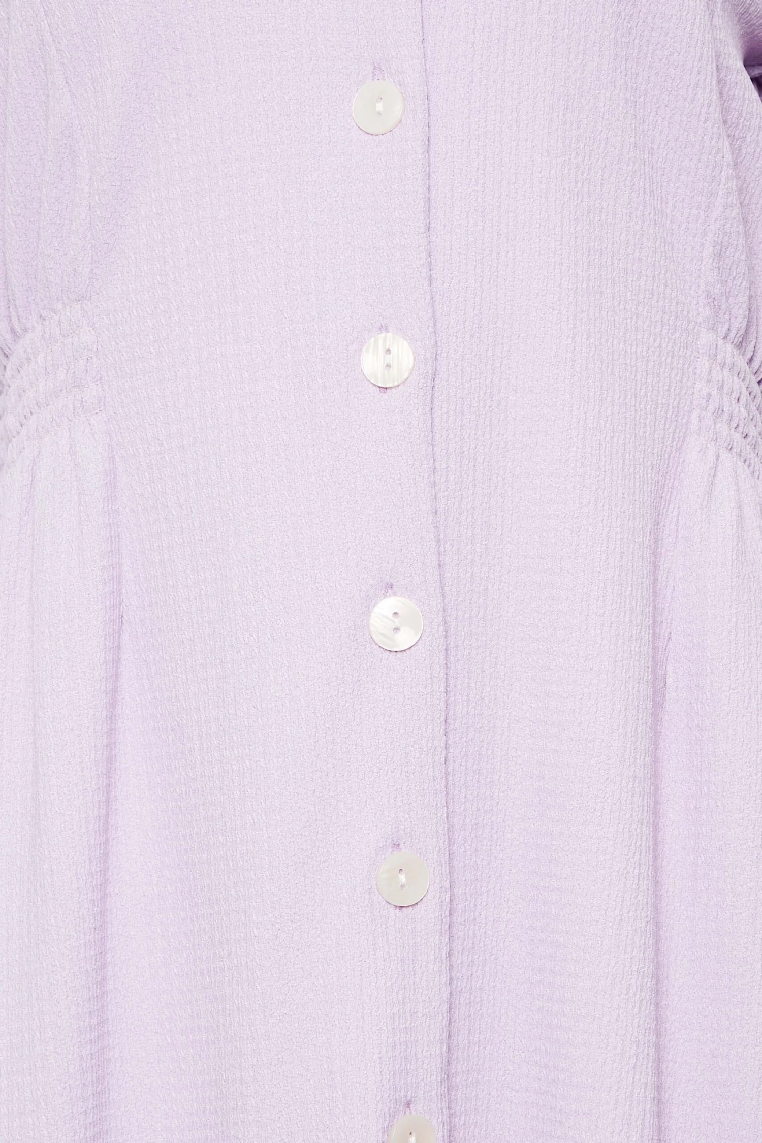 M&Co Purple Textured Button Through Dress 5 M&Co Purple Textured Button Through Dress - Image 5