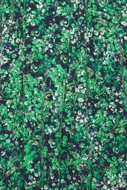 M&Co Green Floral Print Shirred Waist Midi Dress -M&Co Sales Store cadbb66d ab11 4b 550406 Z scaled