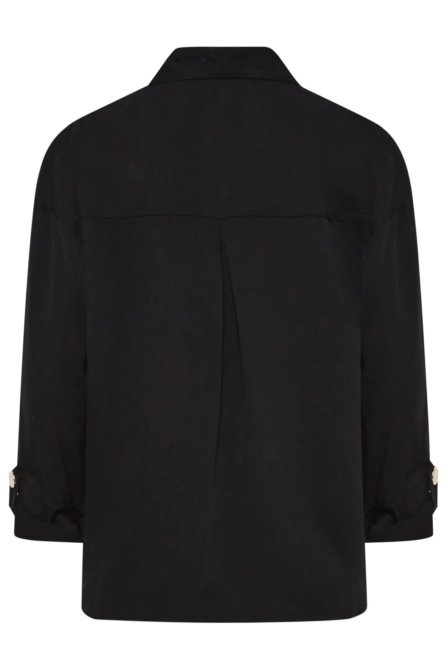 M&Co Black Statement Button Shirt 7 M&Co Black Statement Button Shirt - Image 7