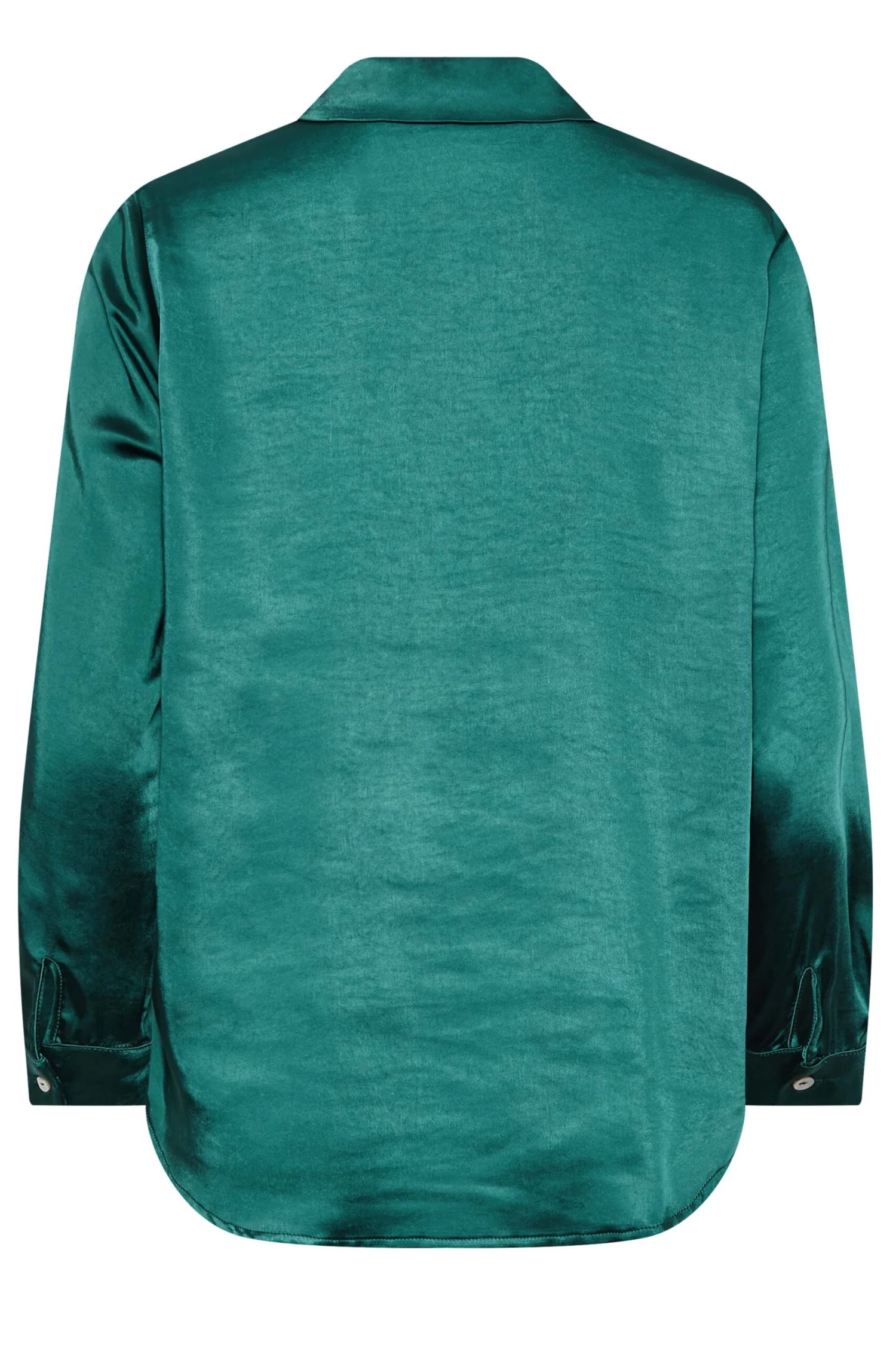 M&Co Emerald Green Satin Shirt 7 M&Co Emerald Green Satin Shirt - Image 7