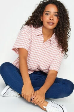 M&Co Pink Gingham Print Shirt -M&Co Sales Store cd31aef4 2b10 4b 550353 D scaled