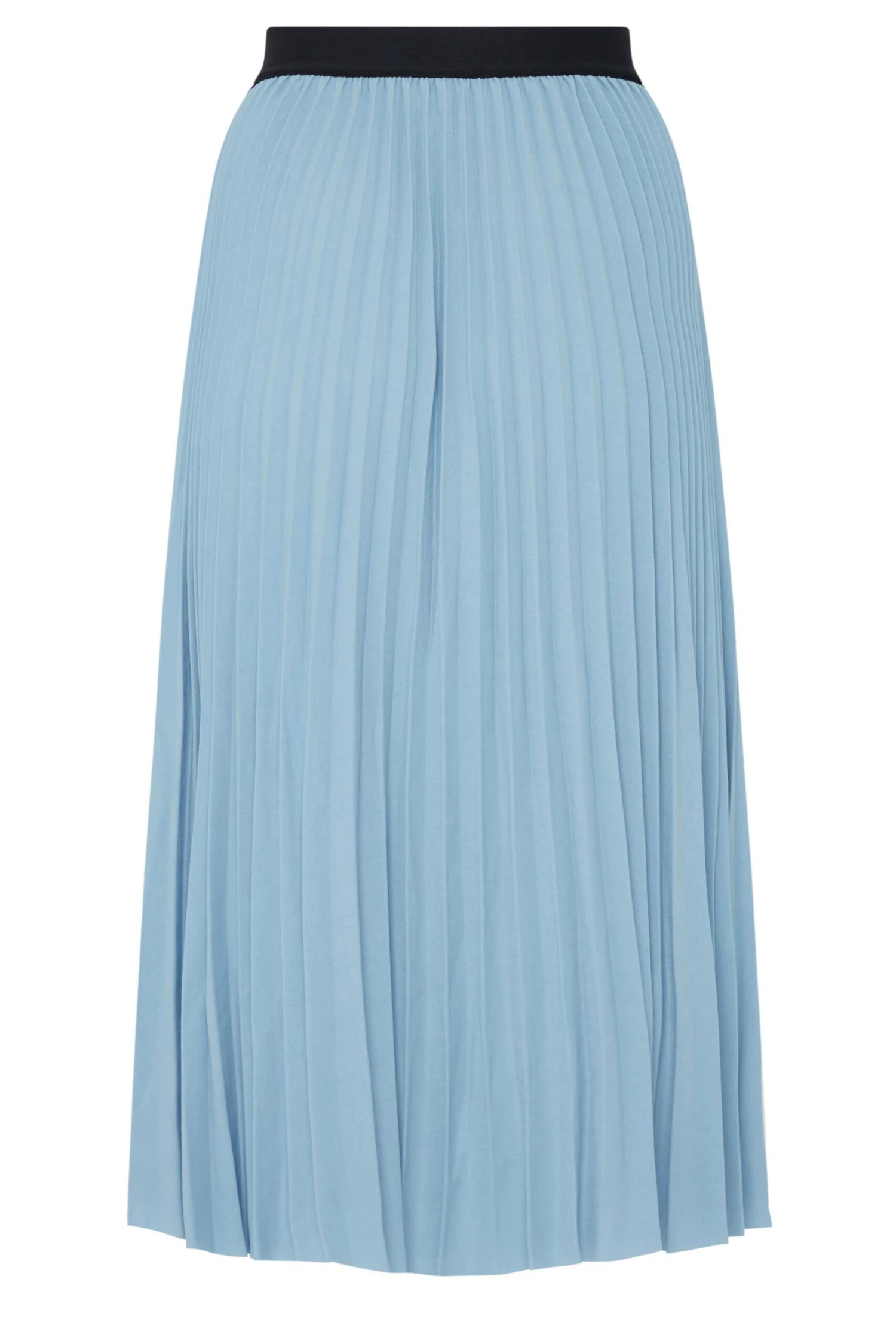 M&Co Blue Pleated Midi Skirt 5 M&Co Blue Pleated Midi Skirt - Image 5