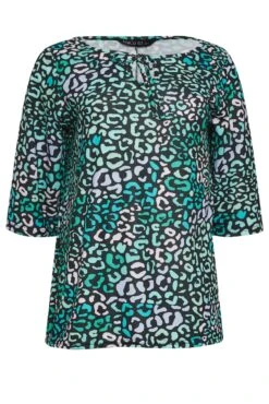 M&Co Blue Leopard Print Tie Front Top 12 M&Co Blue Leopard Print Tie Front Top -M&Co Sales Store cecf4229 00eb 4c 500580 X scaled