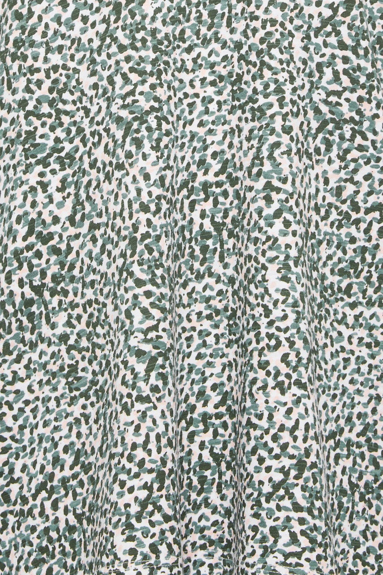 M&Co Green Spot Print Collared Long Sleeve Cotton Top 5 M&Co Green Spot Print Collared Long Sleeve Cotton Top - Image 5