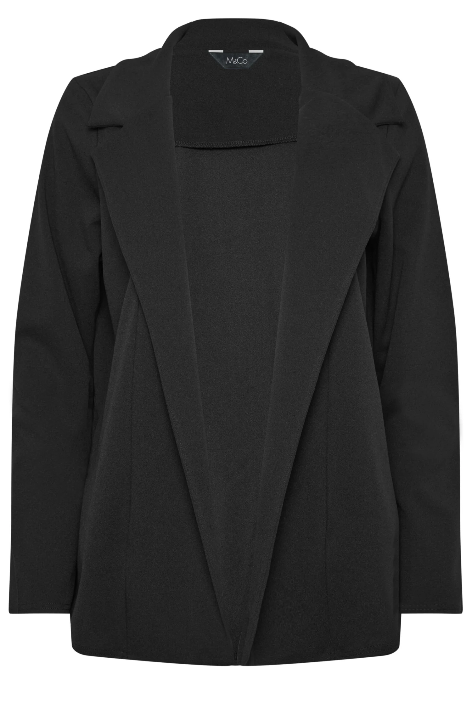 M&Co Black Scuba Blazer 6 M&Co Black Scuba Blazer - Image 6