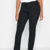 M&Co Black Pull-On Slim Leg Trousers